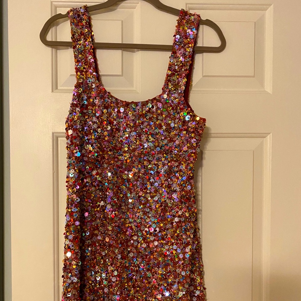 ALEXIS sequin dress never worn size M